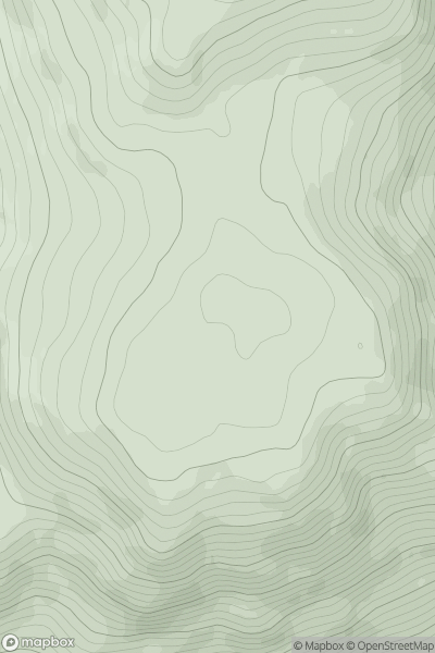 Thumbnail image for Creag nan Speireag [Loch Lomond to Strathyre] showing contour plot for surrounding peak